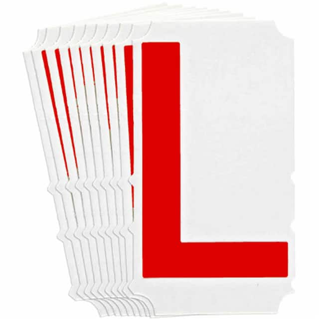 5120-L B933 5120-L RED 3" GOTH QA 10-PK
