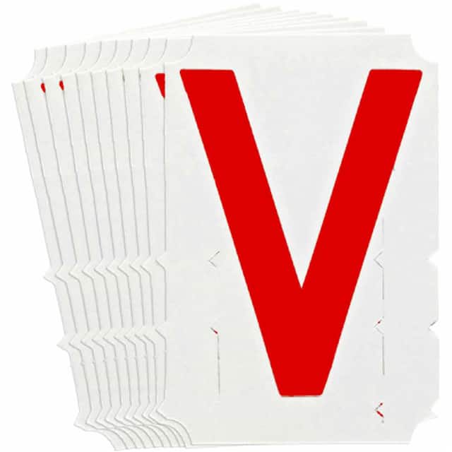 5120-V B933 5120-V RED 3" GOTH QA 10-PK
