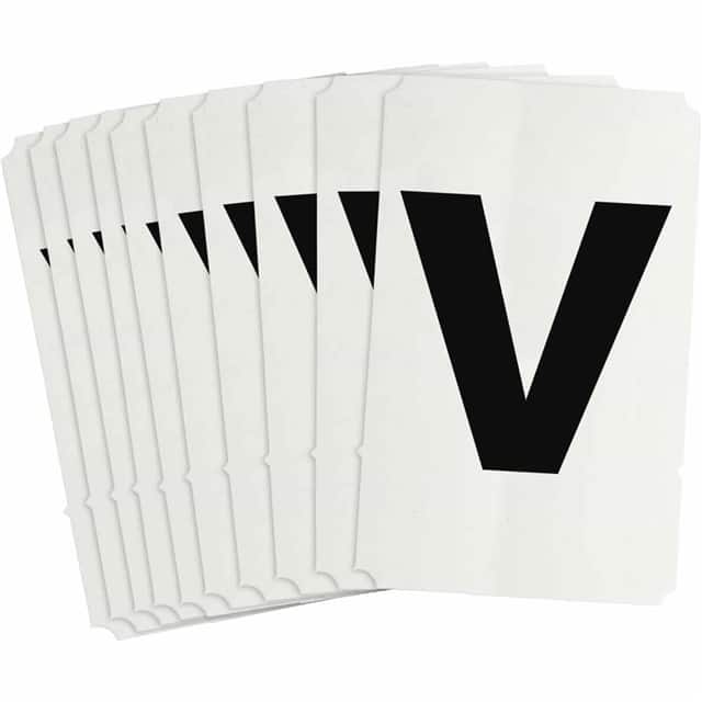 8265-V B933 8265-V BLK 6" HELV QA 10-PK