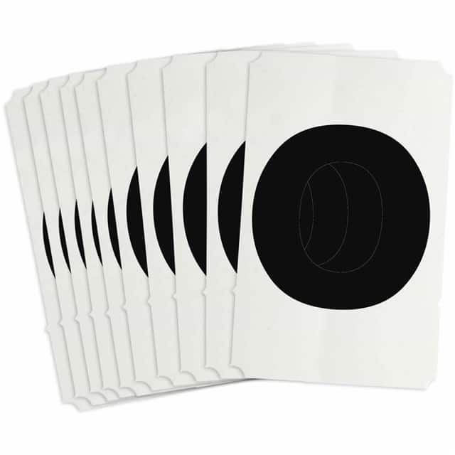8265-O B933 8265-O BLK 6" HELV QA 10-PK