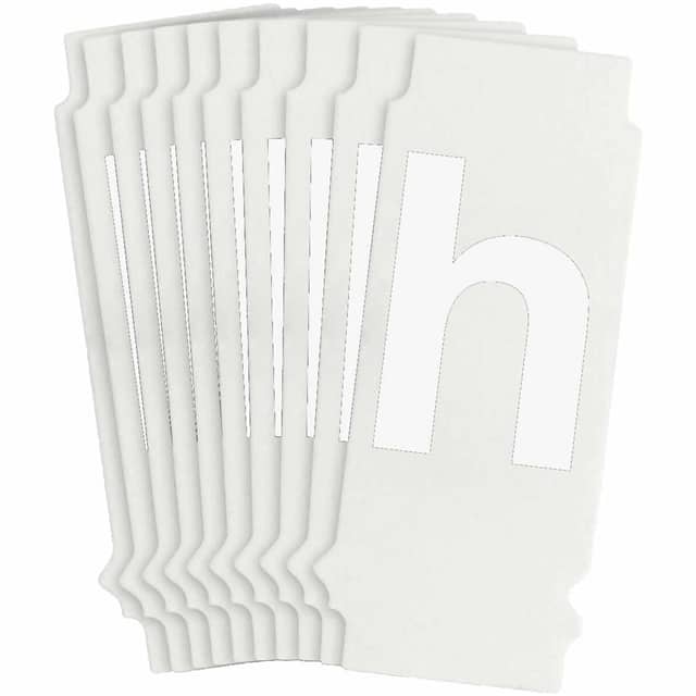 8305-H B933 8305-H WHT 1" HELV QA 10-PK