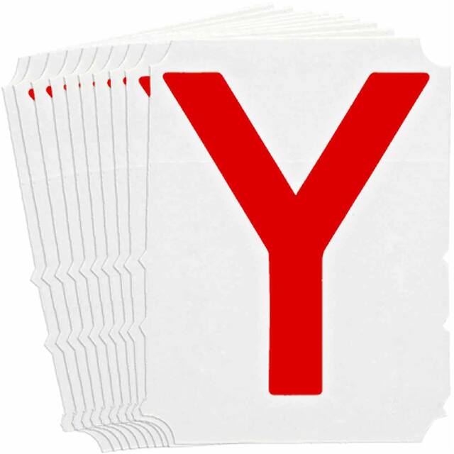 5120-Y B933 5120-Y RED 3" GOTH QA 10-PK
