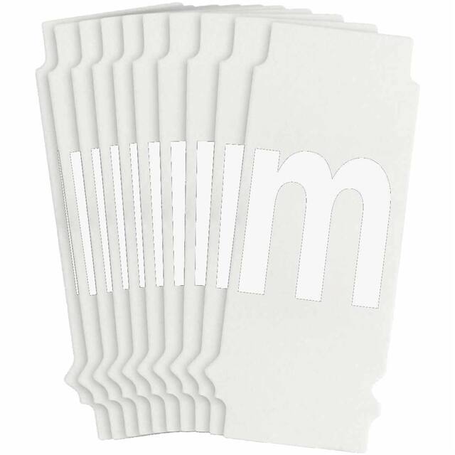 8305-M B933 8305-M WHT 1" HELV QA 10-PK
