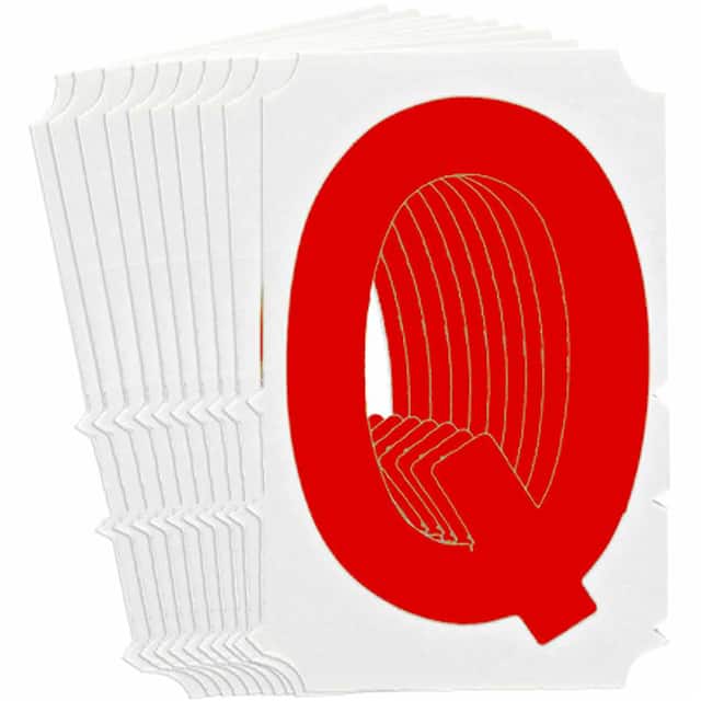 5120-Q B933 5120-Q RED 3" GOTH QA 10-PK