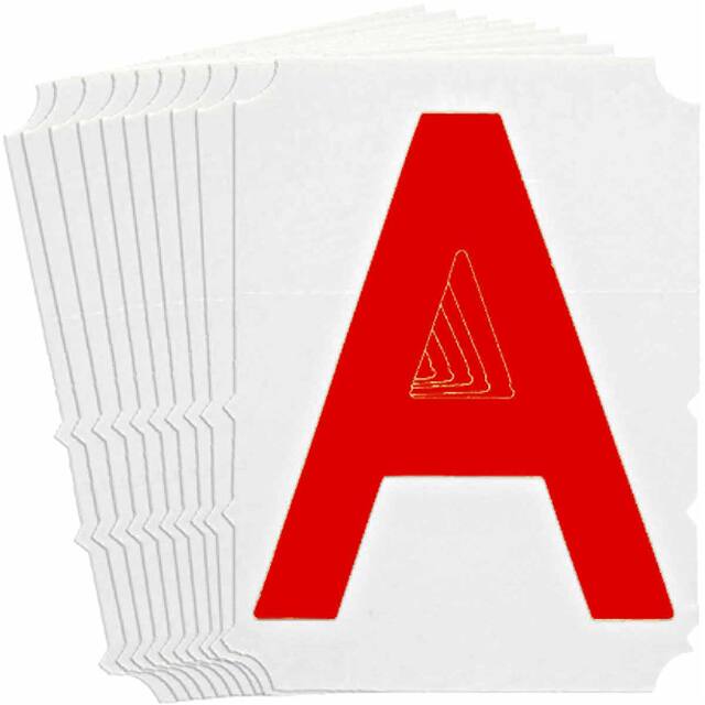 5120-A B933 5120-A RED 3" GOTH QA 10-PK