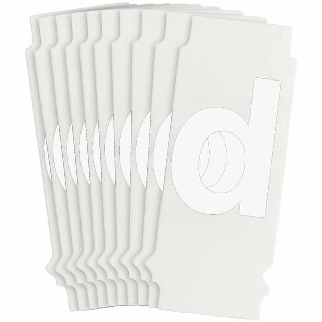 8305-D B933 8305-D WHT 1" HELV QA 10-PK