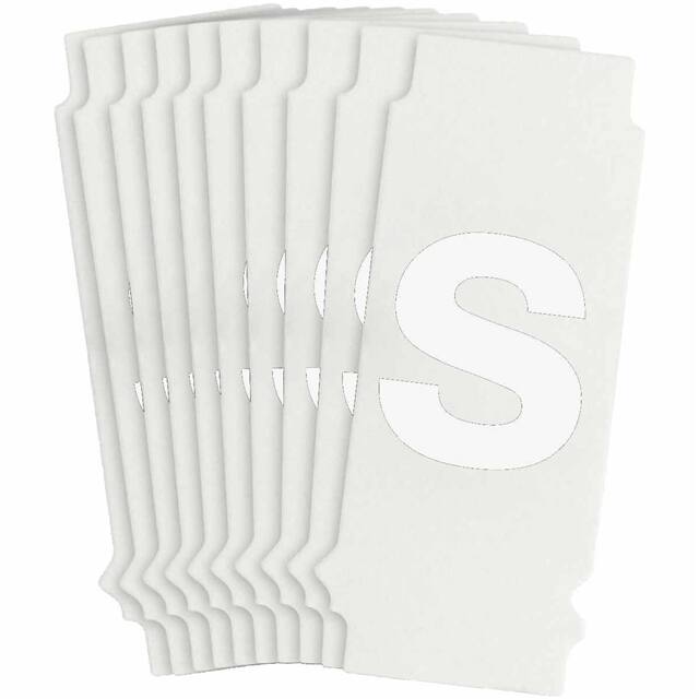 8305-S B933 8305-S WHT 1" HELV QA 10-PK