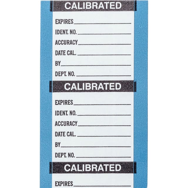 WO-63 W/O CALIBRATION LBLS - CALIBRATE
