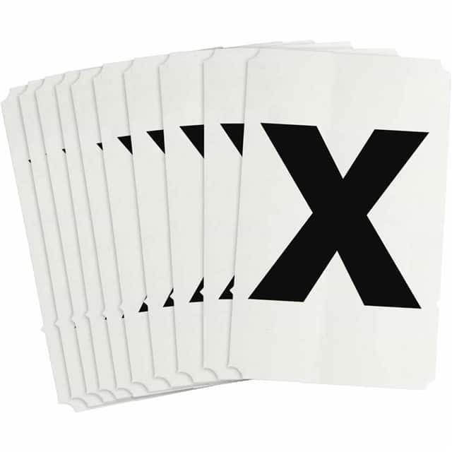 8265-X B933 8265-X BLK 6" HELV QA 10-PK