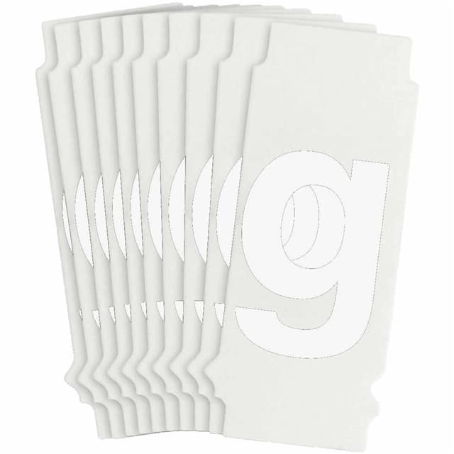 8305-G B933 8305-G WHT 1" HELV QA 10-PK