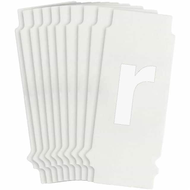 8305-R B933 8305-R WHT 1" HELV QA 10-PK