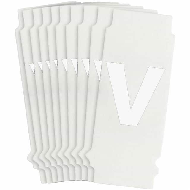 8305-V B933 8305-V WHT 1" HELV QA 10-PK