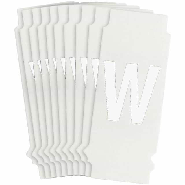 8305-W B933 8305-W WHT 1" HELV QA 10-PK
