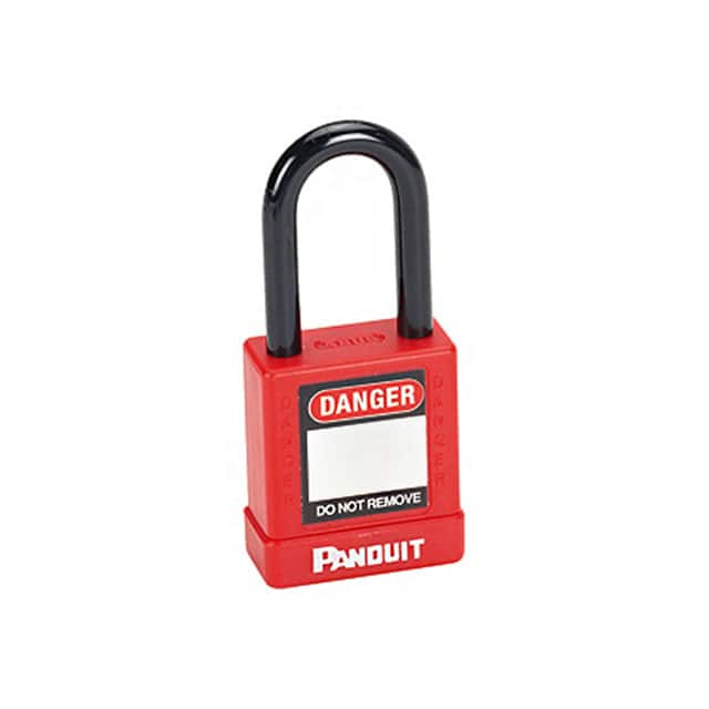 PSL-8 RED PLASTIC BODY PADLOCK