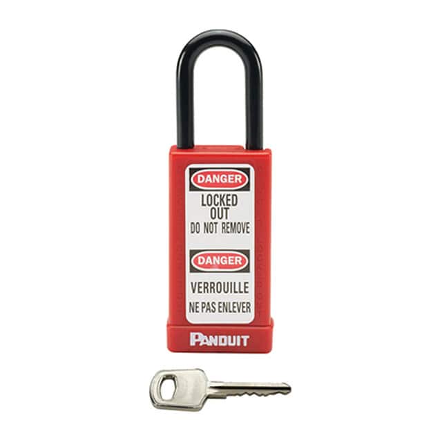 PSL-8-LB RED 3.00 LONG BODY PADLOCK