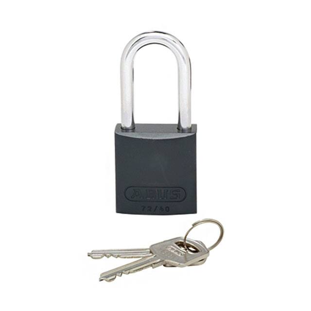 PSL-7BL-LS ALUMINUM BODY PADLOCK LONG BLA
