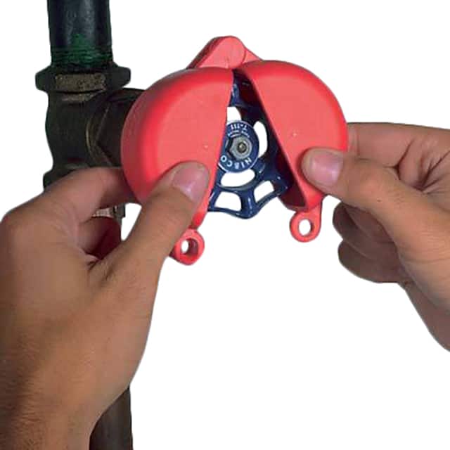 PSL-V2A LOCKOUT GATE VALVE RED 1.0X2.5"