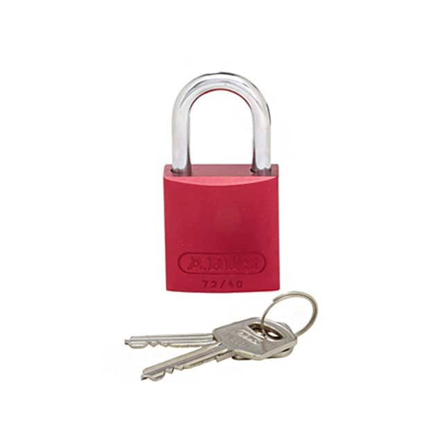 PSL-7 ALUMINUM BODY PADLOCK RED