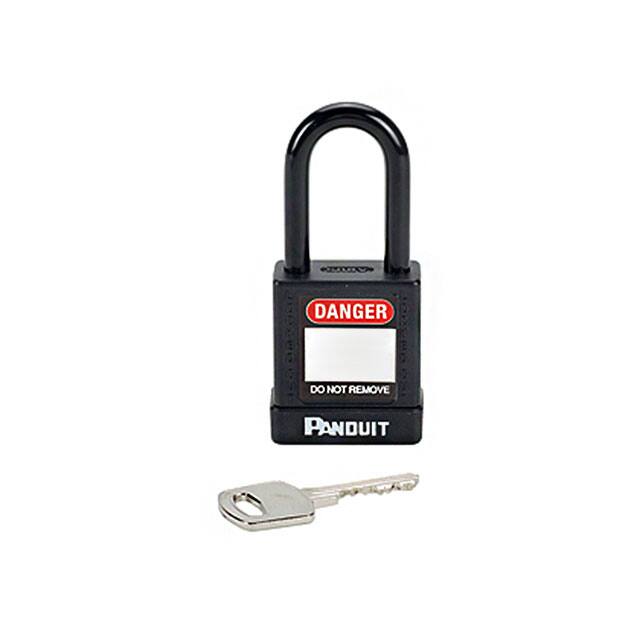 PSL-8BL BLACK PLASTIC BODY PADLOCK