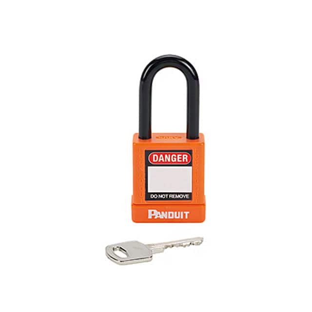 PSL-8OR ORANGE PLASTIC BODY PADLOCK