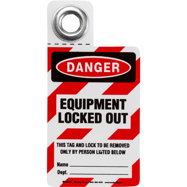 105722 PADLOCK TAG-D-EQUIP. LOCKED...