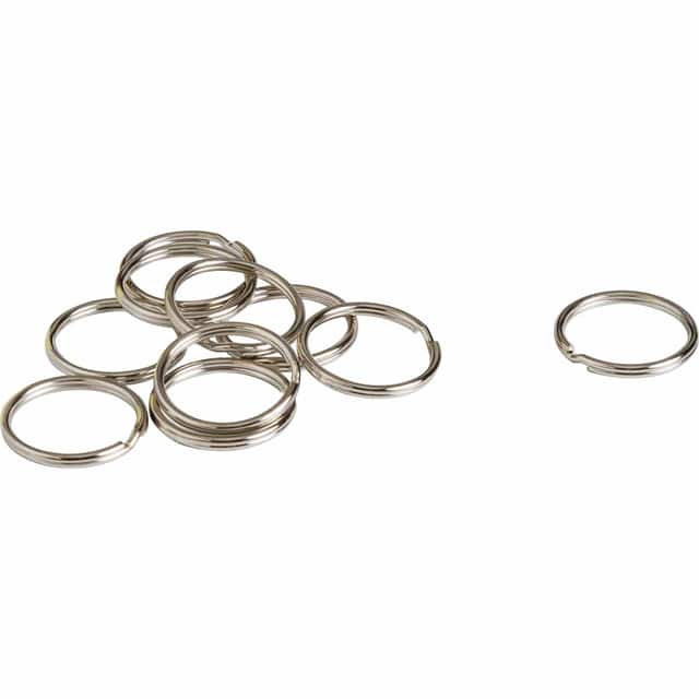 121542 KEY RINGS, 3/4" NICKEL PLATED: 2
