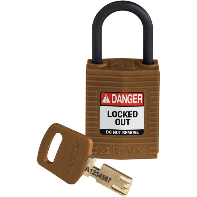 CPT-BRN-25PL-KD COMP NYLON LOCK BRN 25MM PLASTIC