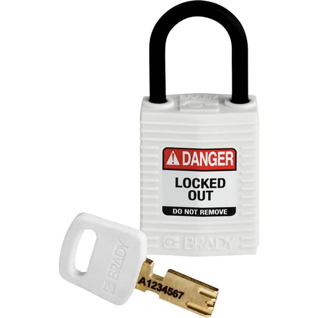 CPT-WHT-25PL-KD COMP NYLON LOCK WHT 25MM PLASTIC