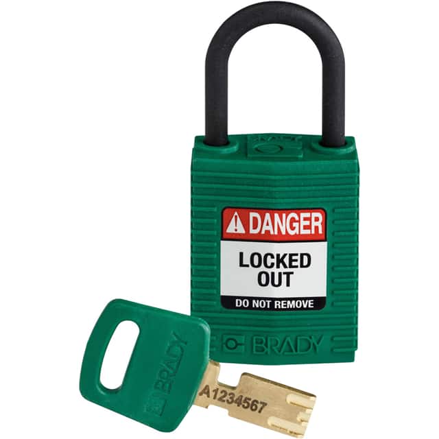 CPT-GRN-25PL-KD COMP NYLON LOCK GRN 25MM PLASTIC