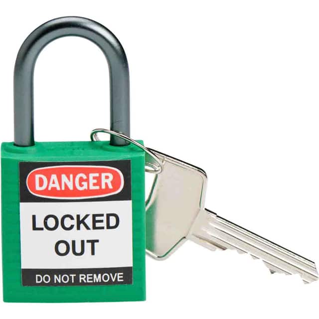 143152 BRADY COMPACT SAFETY PADLOCK GRE