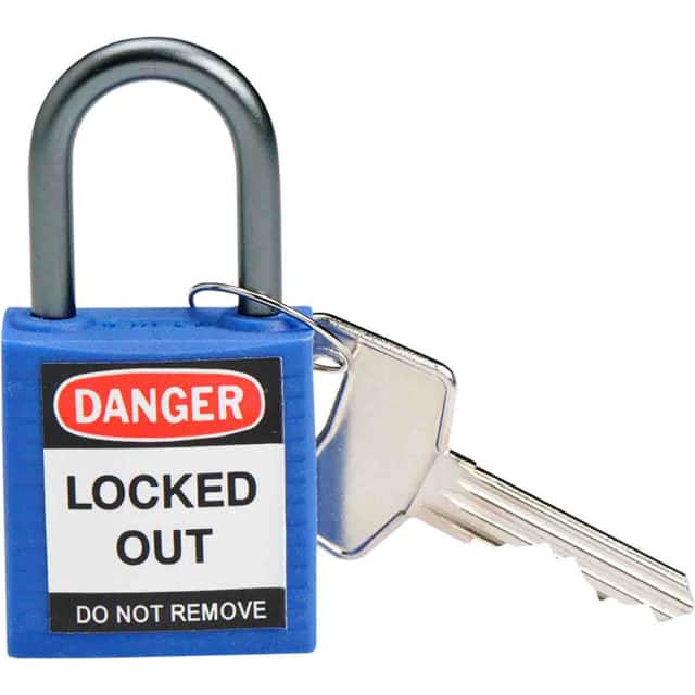 143156 BRADY COMPACT SAFETY PADLOCK BLU