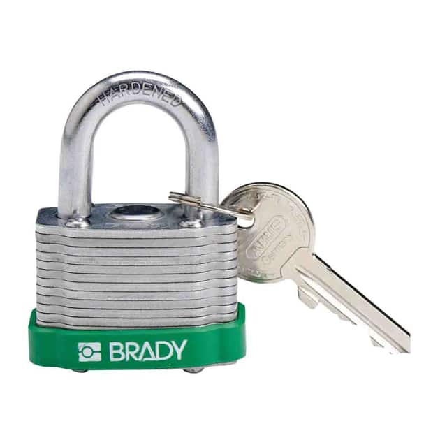 143128 KEY RETAINING STEEL PADLOCK GREE