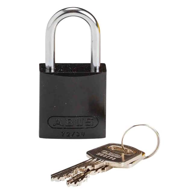 133275 BRADY COMPACT ALUM PADLOCK BLACK