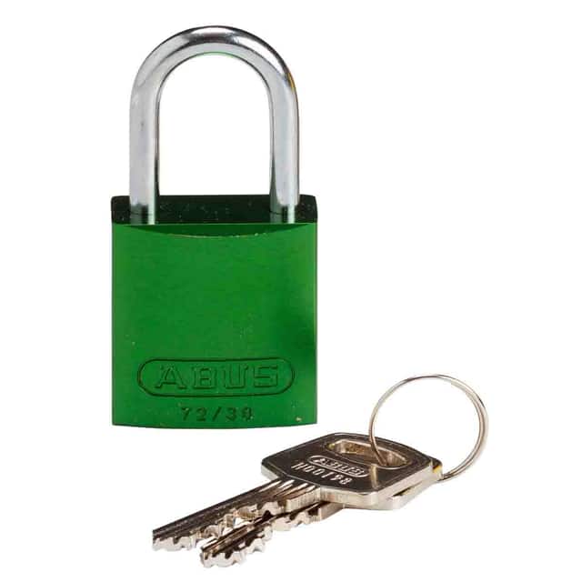 133272 BRADY COMPACT ALUM PADLOCK GREEN