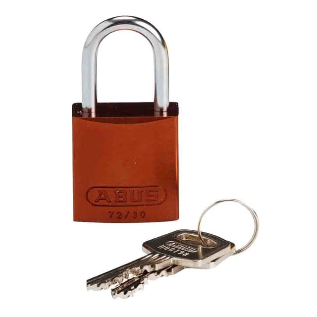 133276 BRADY COMPACT ALUM PADLOCK BROWN