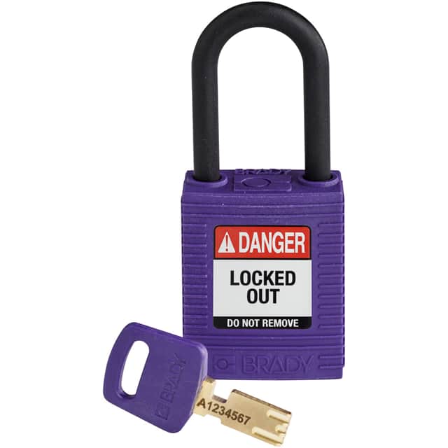 NYL-PRP-38PL-KD NYLON PADLOCK PRP 38MM PL SHKL,