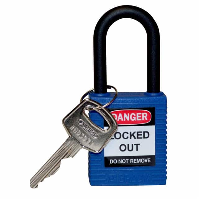 123325 SAFETY LOCK, 1.5" KD BLU, NYLON