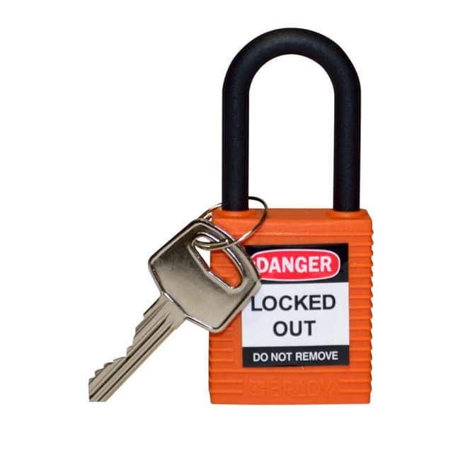 123328 SAFETY LOCK, 1.5" KD ORG, NYLON