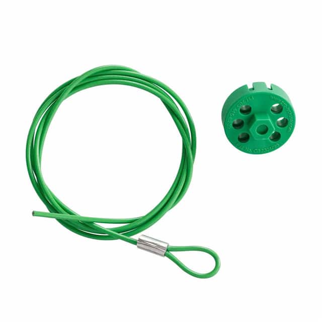 122255 DBL HEX PROLOCK W 59" CABLE GRN