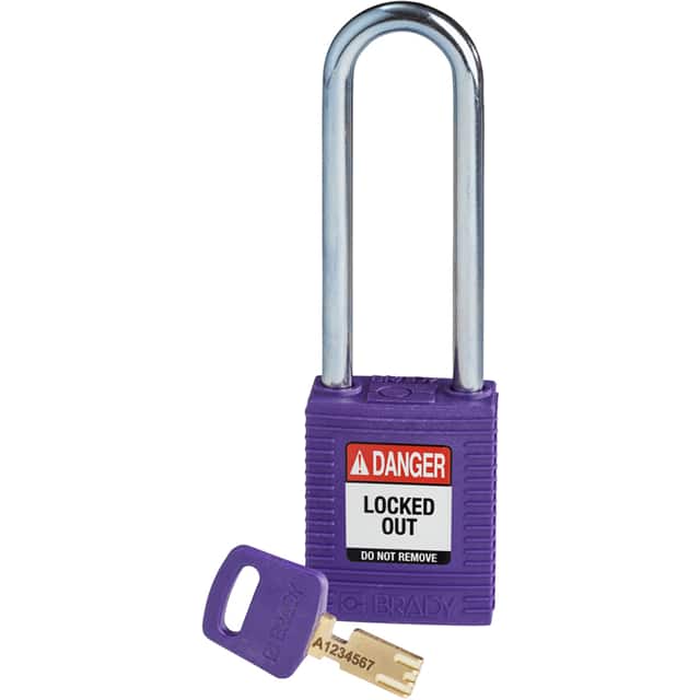NYL-PRP-76ST-KD NYLON PADLOCK PRP 76MM STEEL SHK