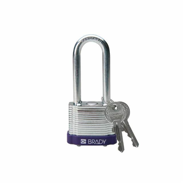 104921 BRADY LOCK, STEEL, 2.0" KD PURPL