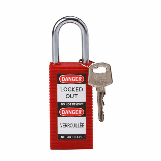 123405 LONG BODY SFTY LOCK, 1.5" KD RED