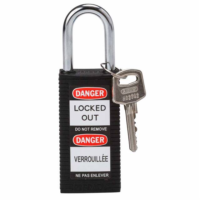 123410 LONG BODY SFTY LOCK, 1.5" KD BLA