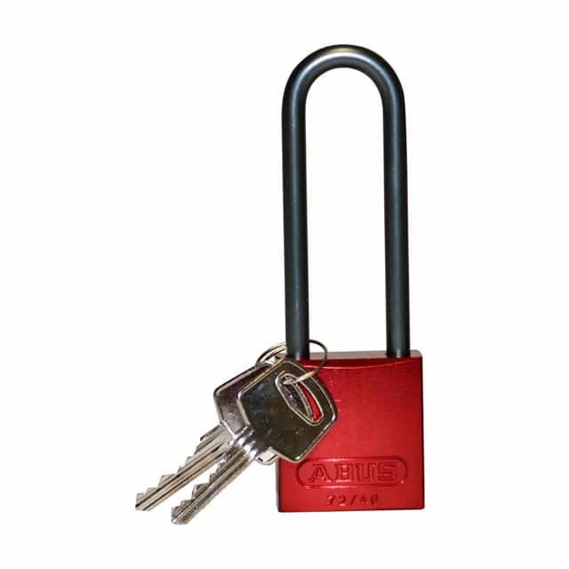 123293 ALUMINUM LOCK, 3" KD RED
