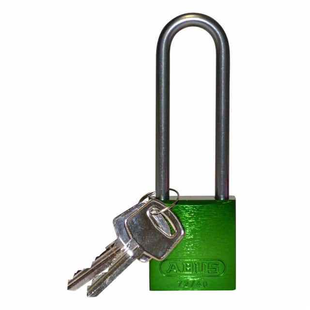 123295 ALUMINUM LOCK, 3" KD GREEN
