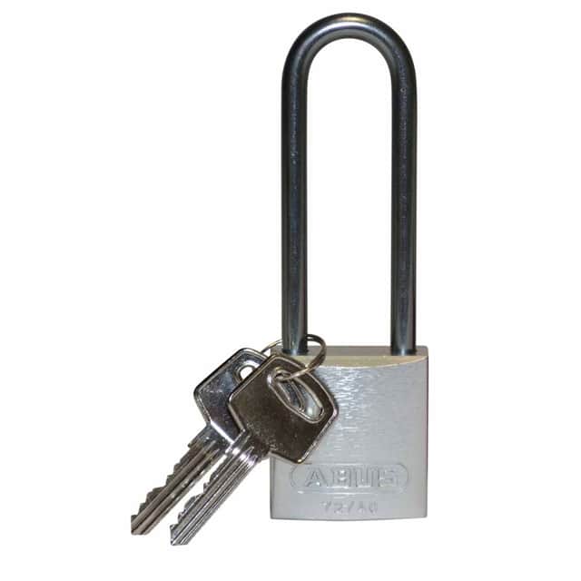 123301 ALUMINUM LOCK, 3" KD SILVER