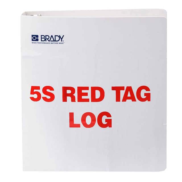 122052 5S RED TAG LOG BINDER