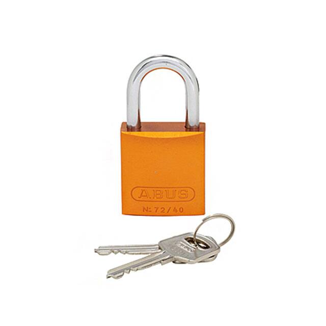 PSL-7OR ALUMINUM BODY PADLOCK ORANGE