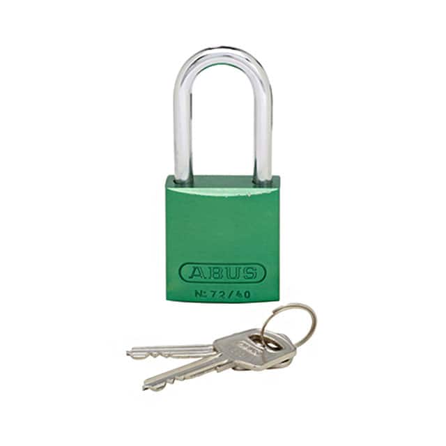 PSL-7GR-LS ALUMINUM BODY PADLOCK LONG GRE