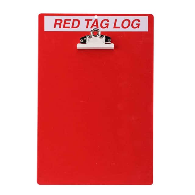 122050 5S RED TAG CLIPBOARD